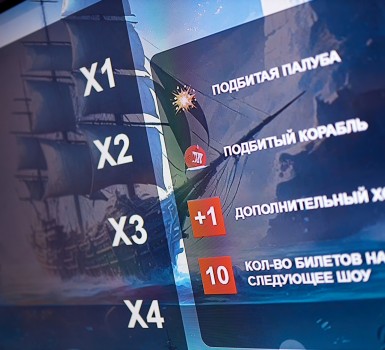 15 мая "Морской бой. 3000 узлов" в казино Опера.